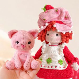 Kit + Curso Frutillita + kit + curso Gatita Cremita (2 kits + 2 cursos)