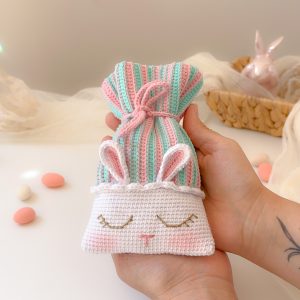 Patrón Saquito de Pascua | Bolsita conejito para huevitos